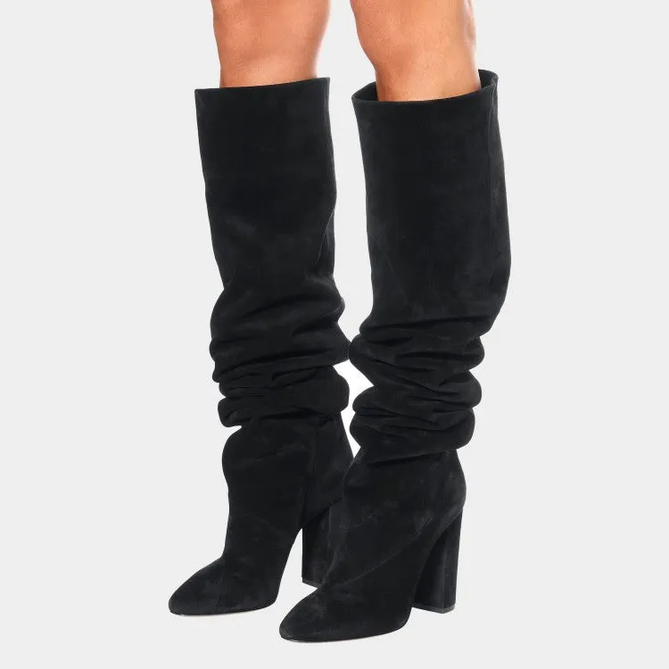 High heels fashion boots suede women's Boots