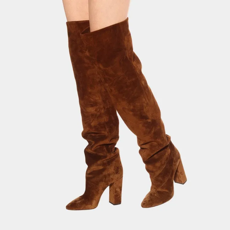 High heels fashion boots suede women's Boots