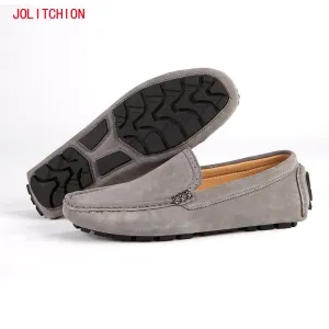 Hot Spring Breathable Moccasins Men Loafers Shoes Male Flats Suede Leather Casual Boat Walking Driver Footwear Chaussures Hommes