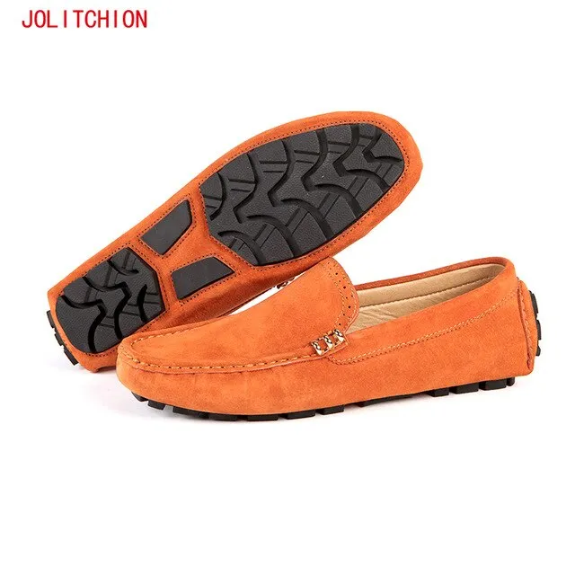 Hot Spring Breathable Moccasins Men Loafers Shoes Male Flats Suede Leather Casual Boat Walking Driver Footwear Chaussures Hommes