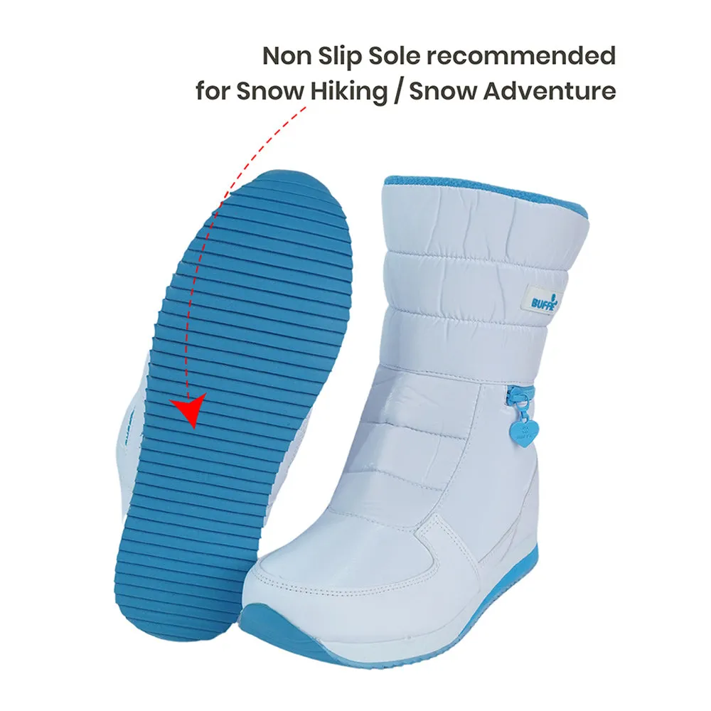 Icy Blue Waterproof Winter Snow Boots for Kids for Minus degree temperature