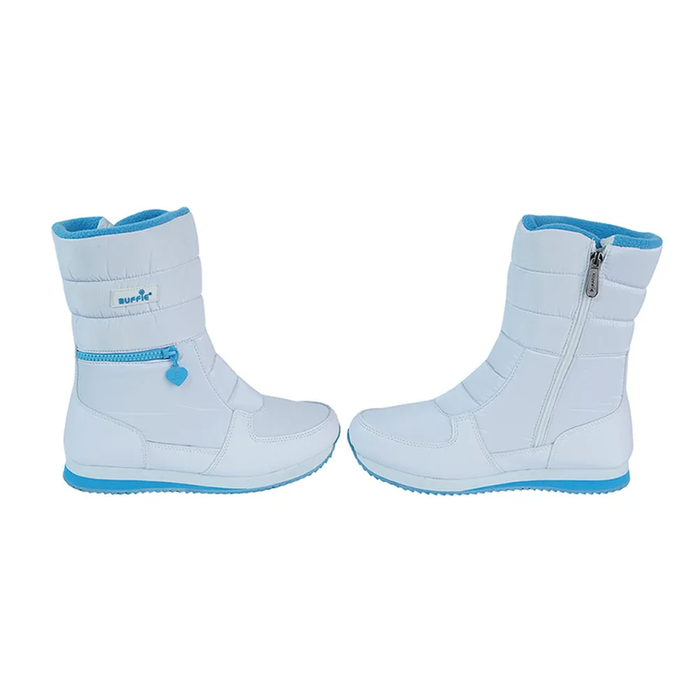 Icy Blue Waterproof Winter Snow Boots for Kids for Minus degree temperature