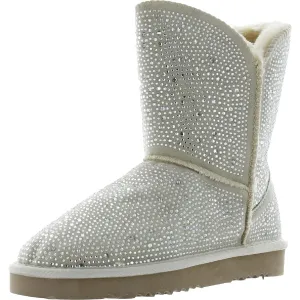 INC Womens Adrie Faux Fur Lined Pull On Winter & Snow Boots Beige 5 Medium (B,M)