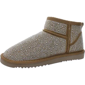 INC Womens Ariee Faux Fur Ankle Winter & Snow Boots Tan 7 Medium (B,M)