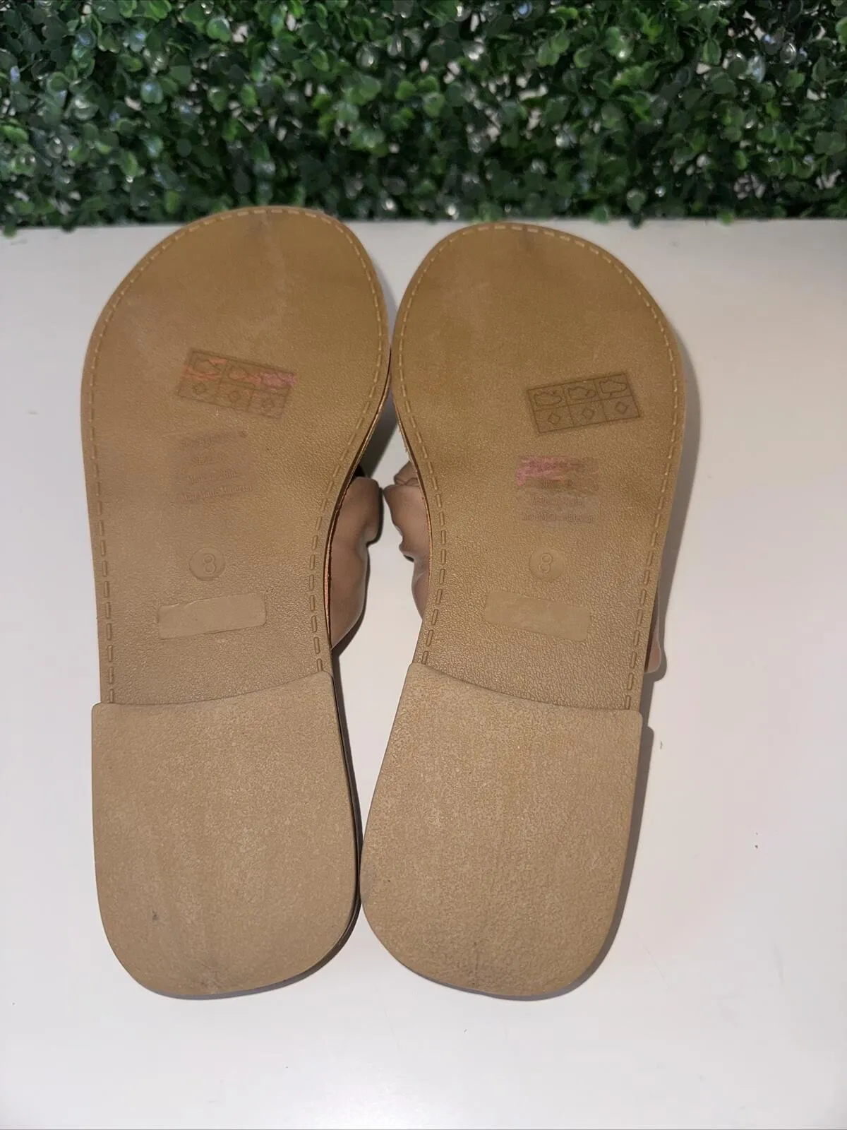Journee Collection Women's Tru Comfort Foam™ Kianna Sandal Brown Size 8M - Like New