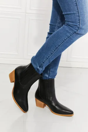 Love the Journey Stacked Chelsea Boots in Black