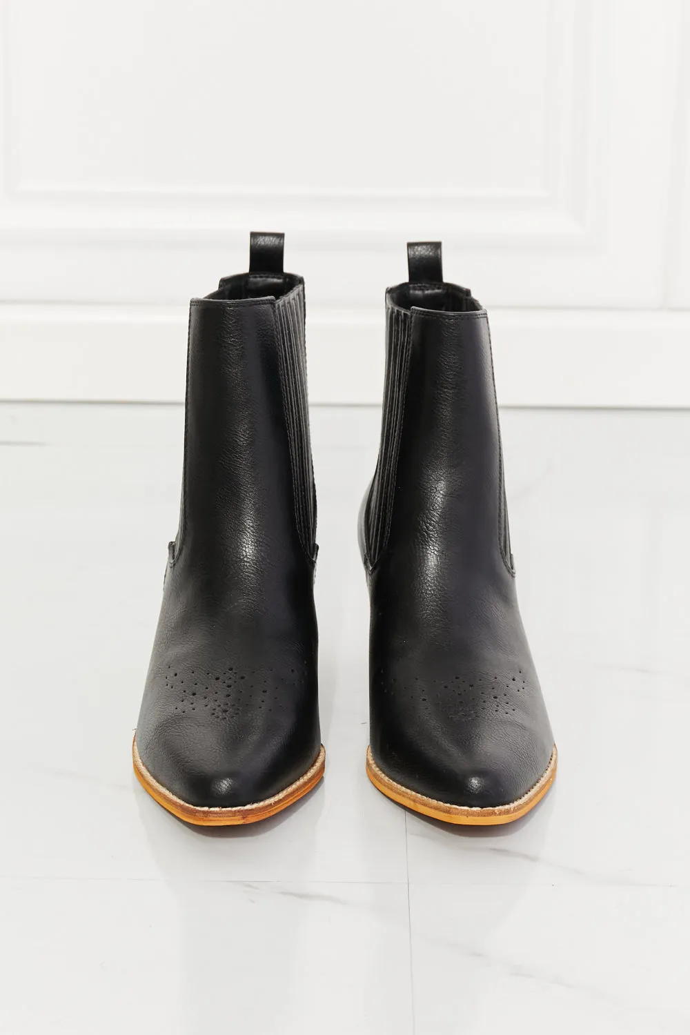 Love the Journey Stacked Chelsea Boots in Black