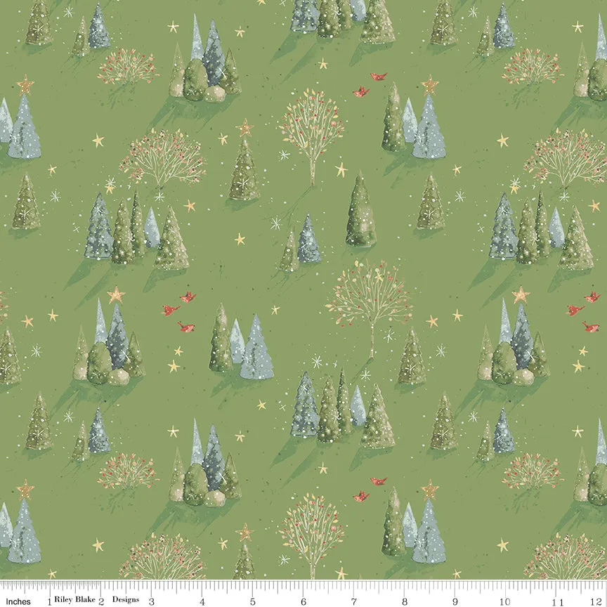 Magical Winterland | Trees Clover by Lisa Audit for Riley Blake
