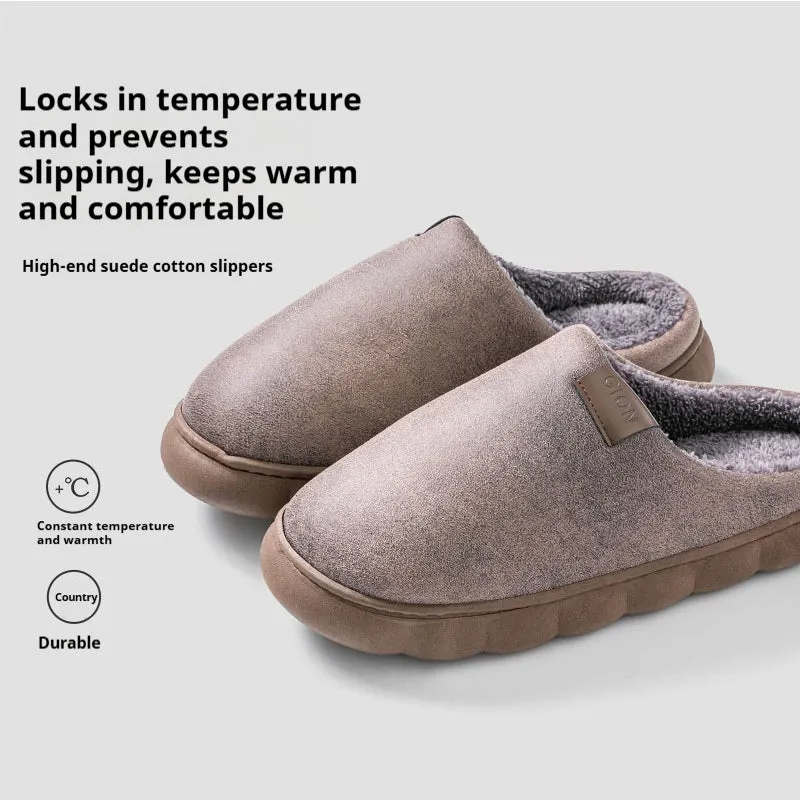 Men's & Women's Mule Slippers | Warm Plush Indoor Shoes