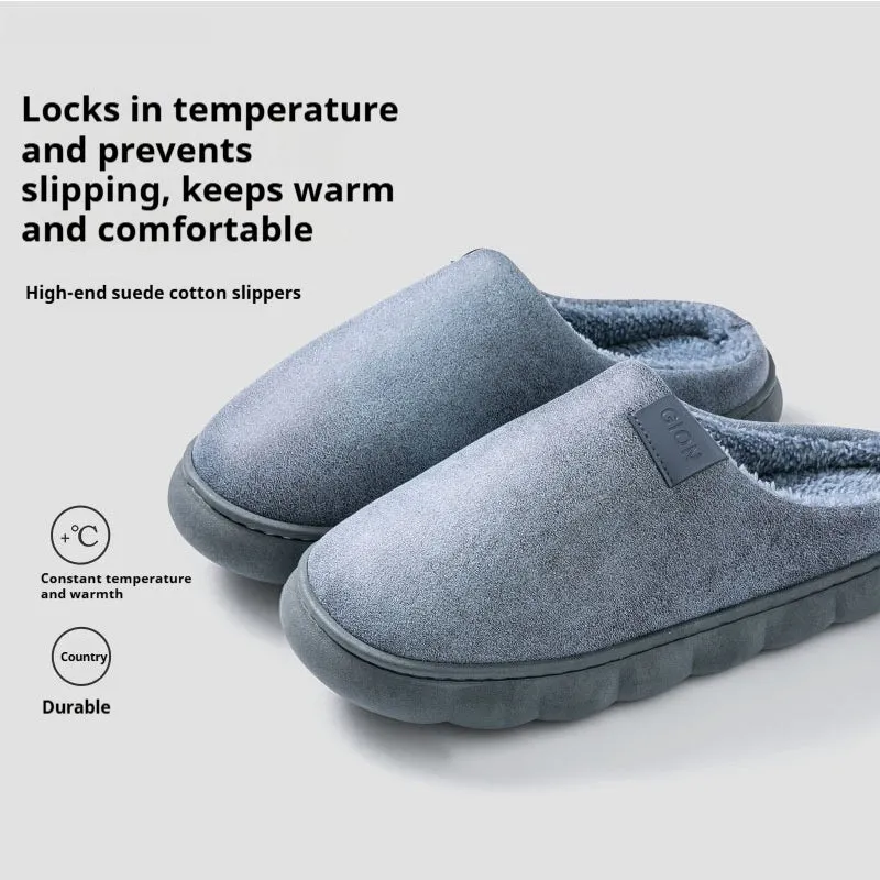 Men's & Women's Mule Slippers | Warm Plush Indoor Shoes