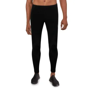 Mens Compression Fit Polyester Athletic Tights