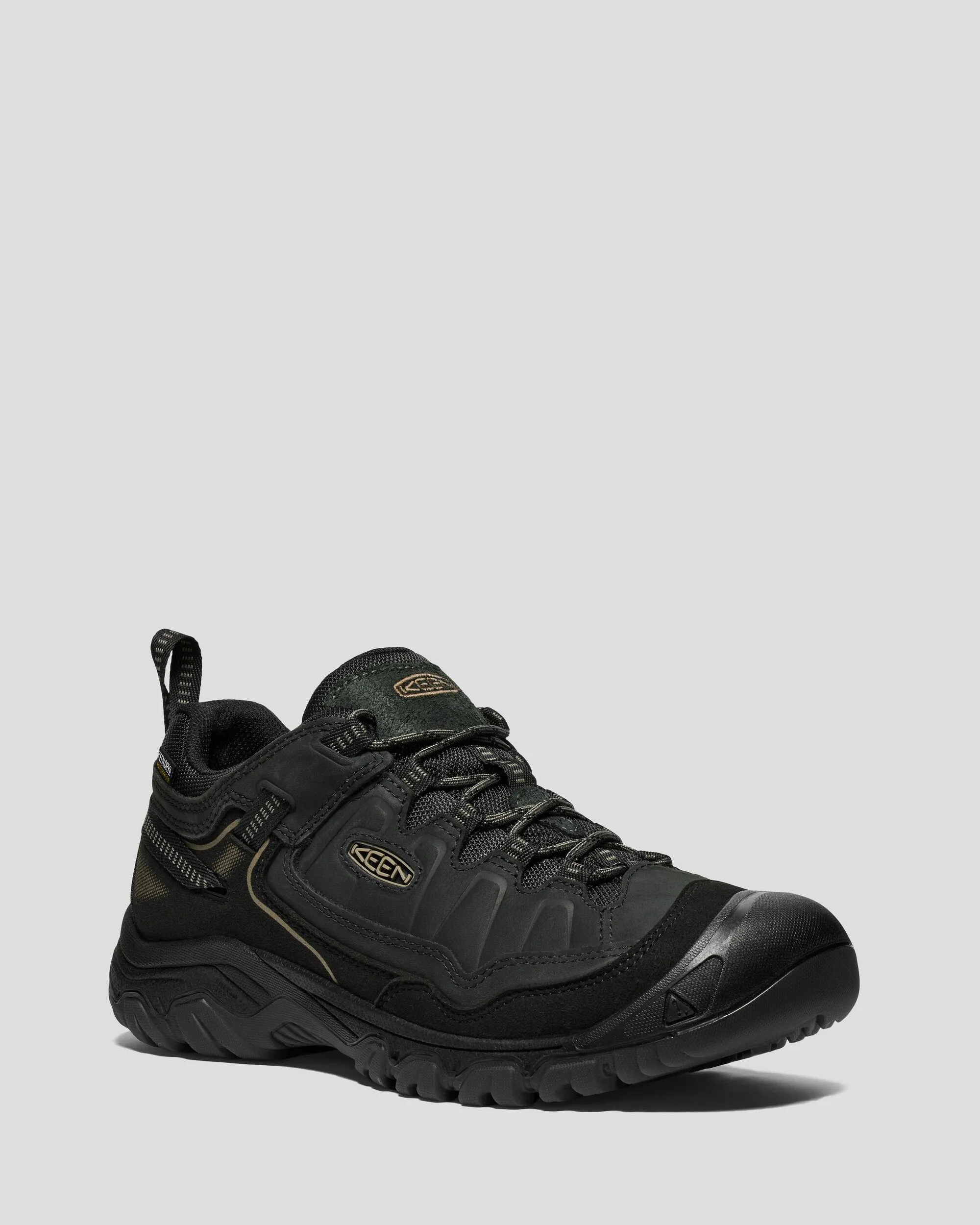 Men's Keen Targhee IV Waterproof Hiking Shoes - Black