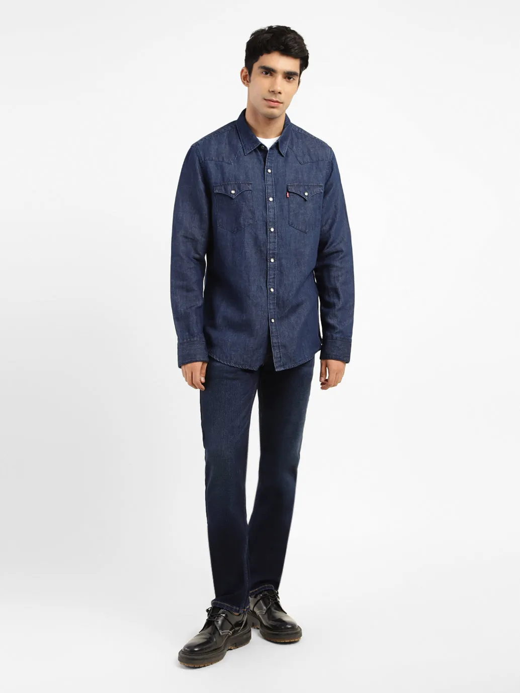 Men's Solid Slim Fit Shirt