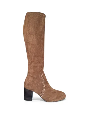Mollini Microfibre Boot - Chocolate