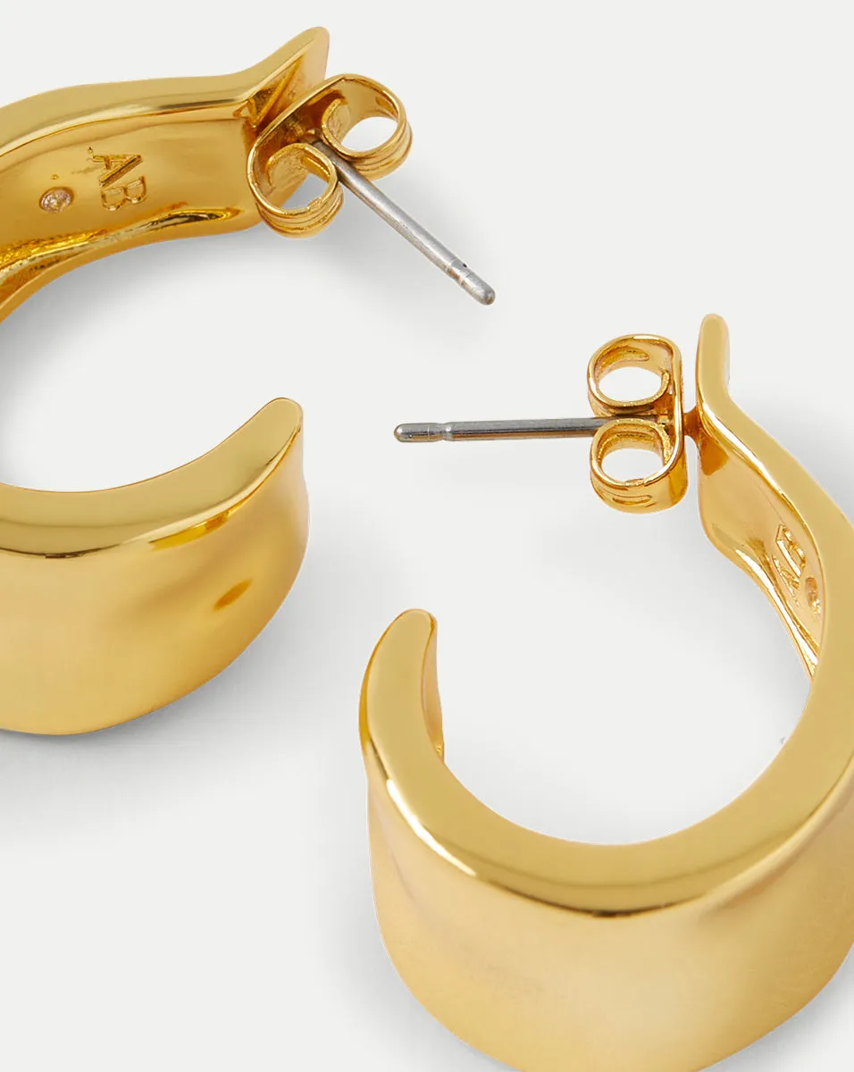 Molten Gold Ribbon Hoop