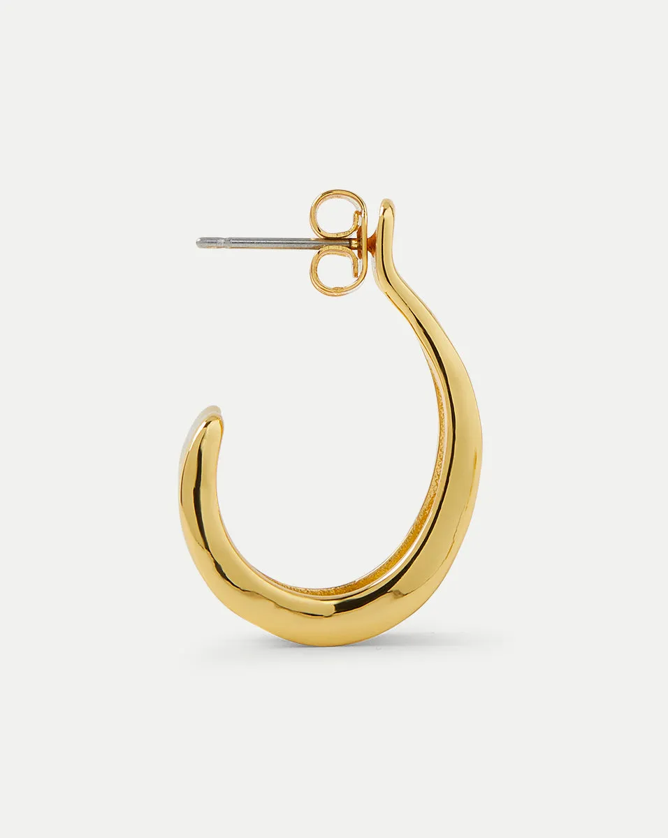 Molten Gold Ribbon Hoop
