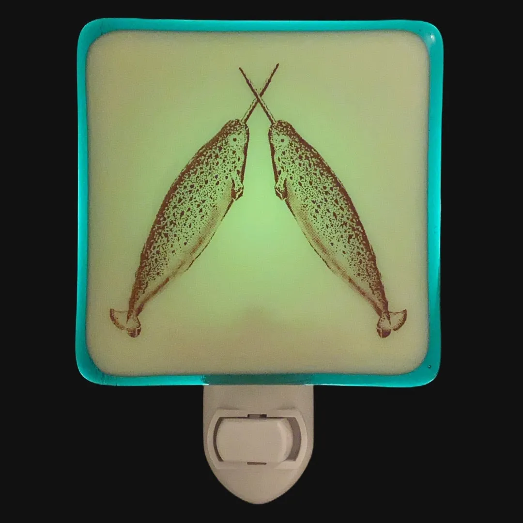 Narwhal Kiss Night Light