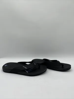 Nautica Clarkson Men's Flip Flop Sandals Black Size 12