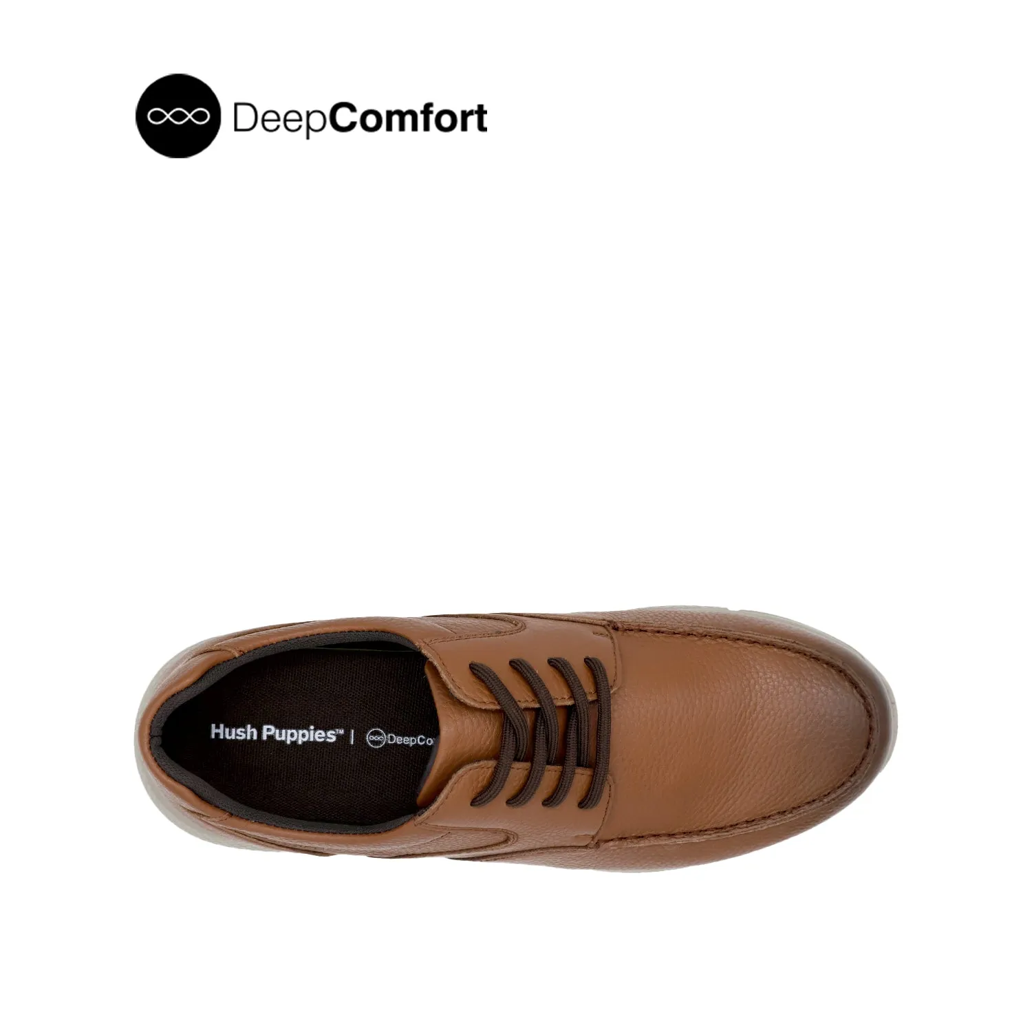 Neil Lace Up Men's Shoes - Cognac Tumbled Leather