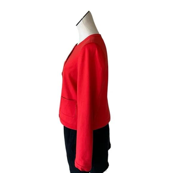 NWT Jules &amp; Leopold Novelty Button Blazer Jacket  Red
