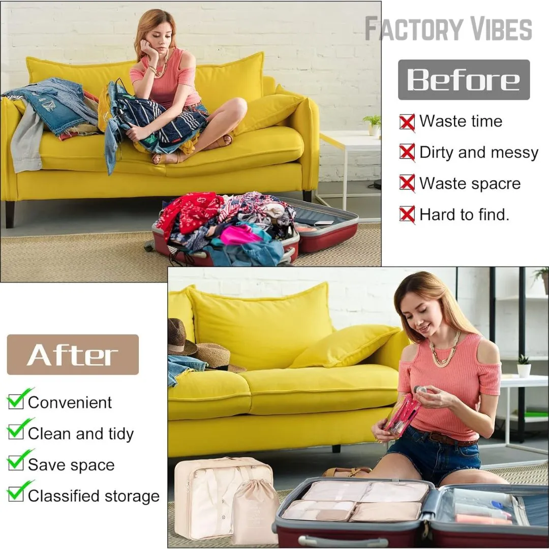 Packify™ 7 Set Packing Cubes Luggage Organizers