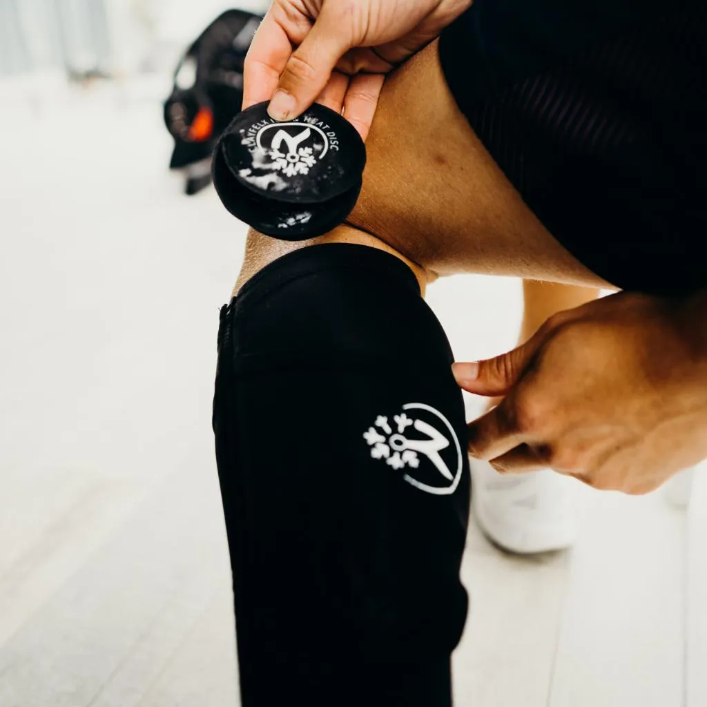 RECOVERITE - Zip On Calf Compression Sleeves with Ice/Heat Gel Packs
