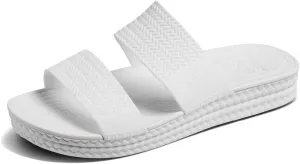 Reef Women's Water Vista Slide Sandal, White, 9