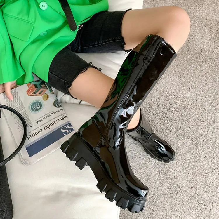 Rugged Patent Platform Boots