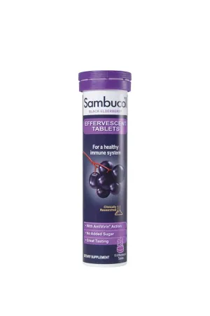 Sambucol Black Elderberry Effervescent 15 Tablets