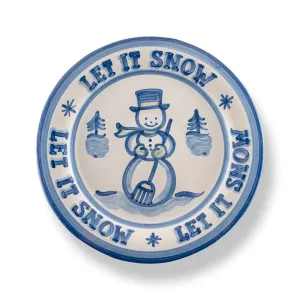 Seasonal Serving Plate - Let It Snow