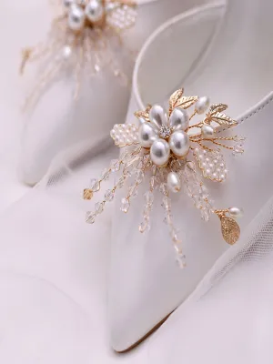 Shiny Wedding Shoes Accessories Clip Detachable Shoe Buckle, Prom Party,HX06