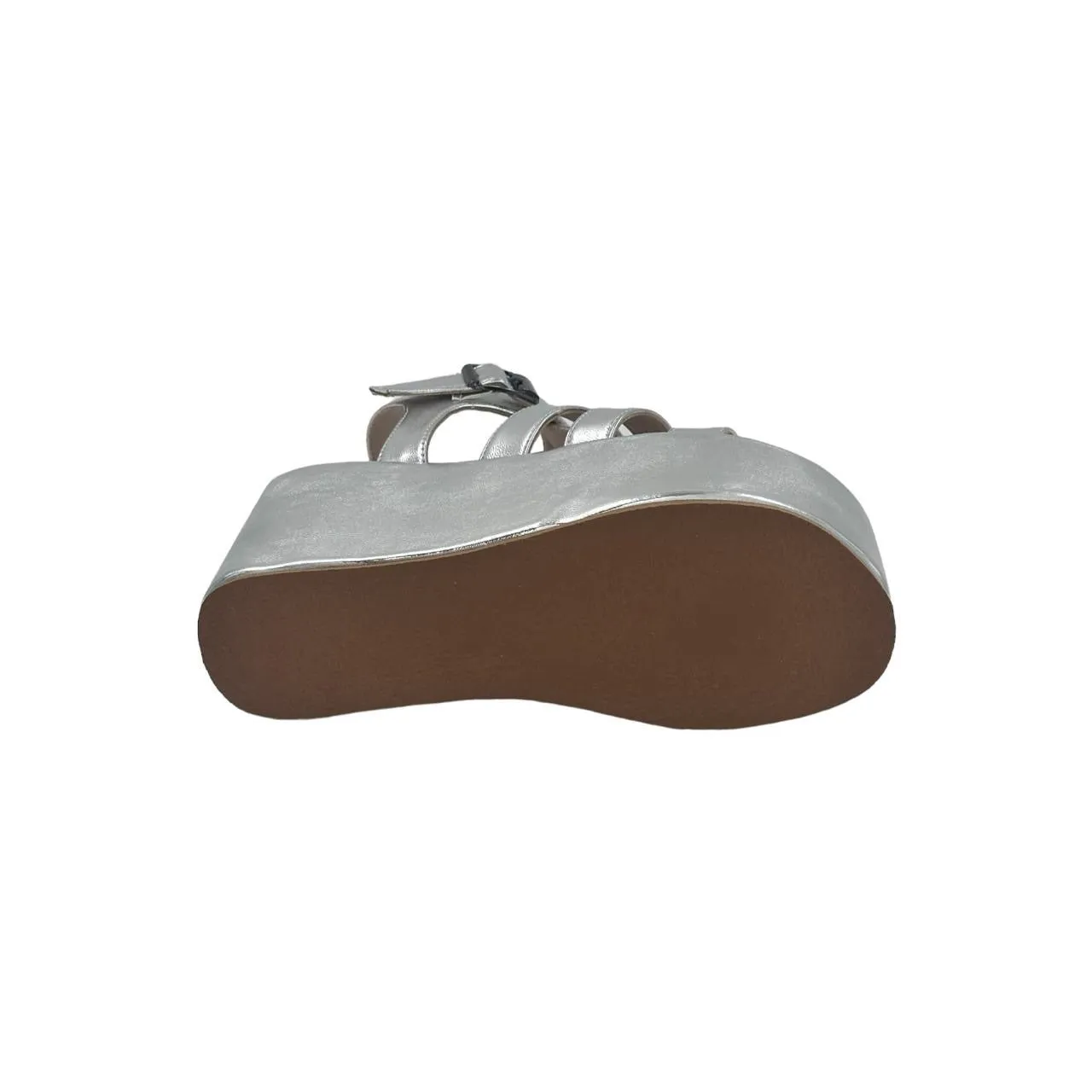 Silver Caged Sandals