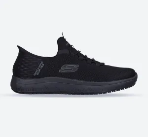 Skechers 200205 Summits Slip-ins Colsin Arbeits-Sneaker für Herren in weiter Passform