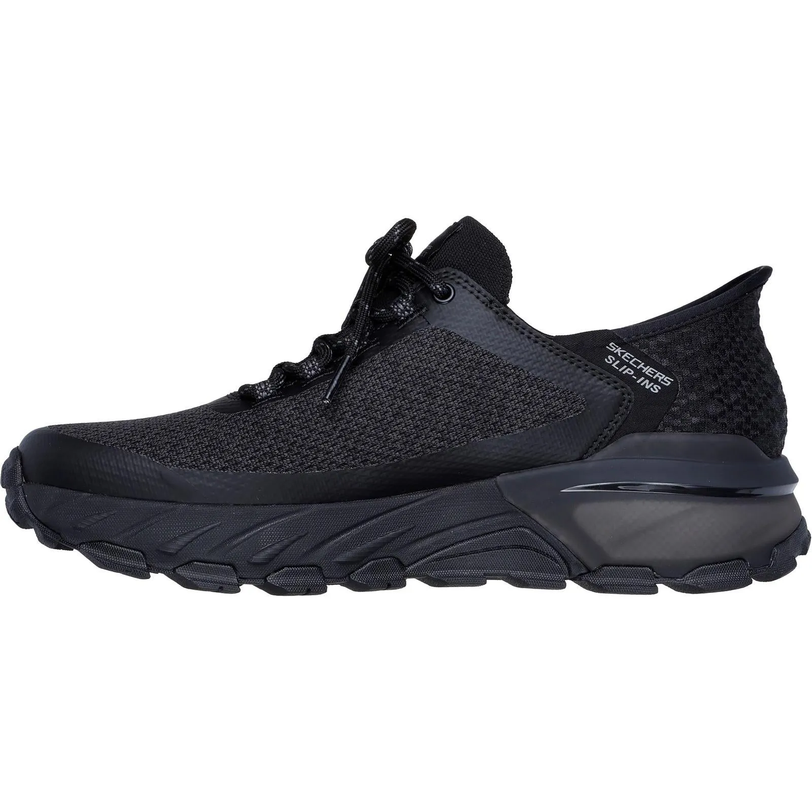Skechers 237309 Slip-ins Max Protect Assembly Sneakers für Herren in weiter Passform - Schwarz