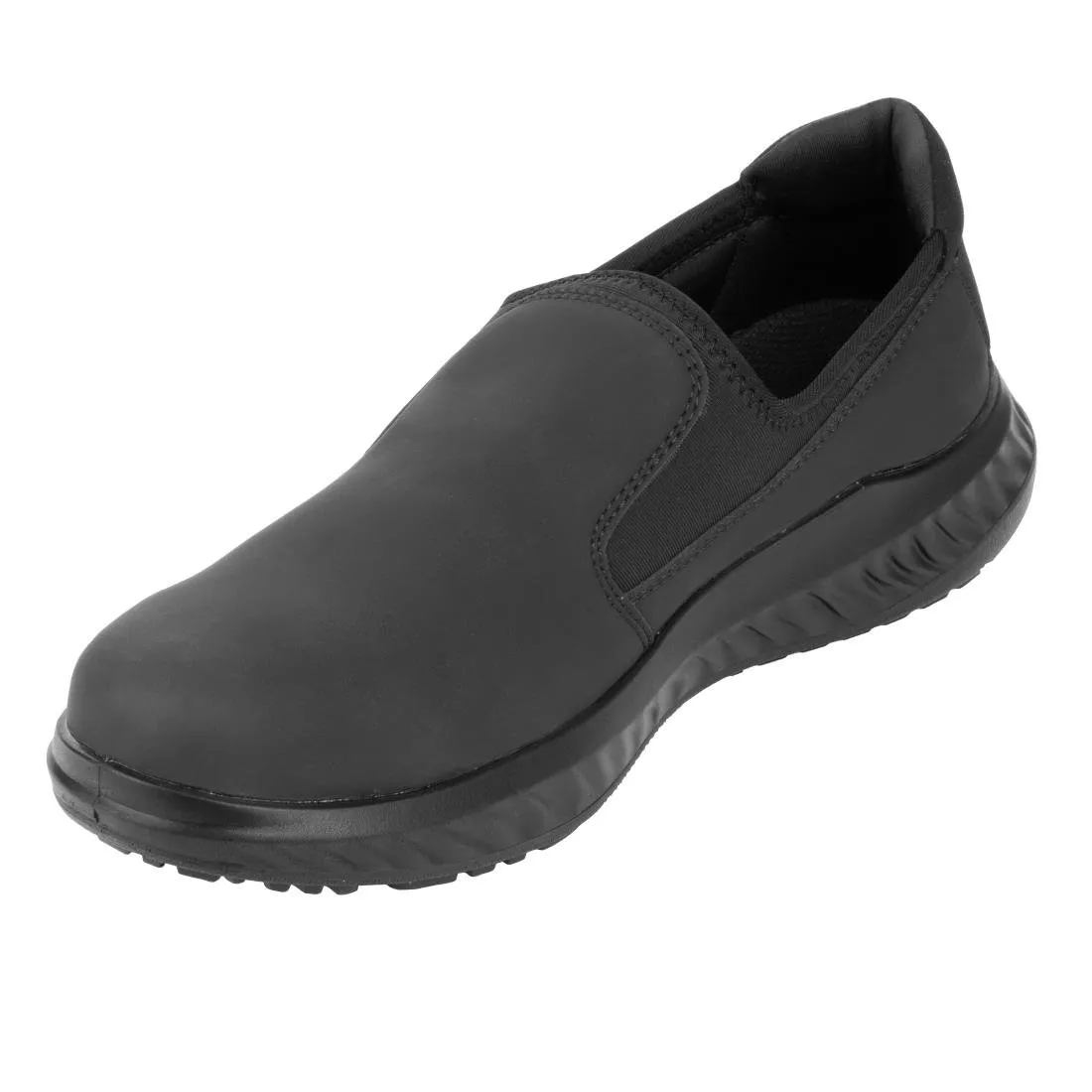 Slipbuster Steel Toe Slip On Shoes Black Size 40
