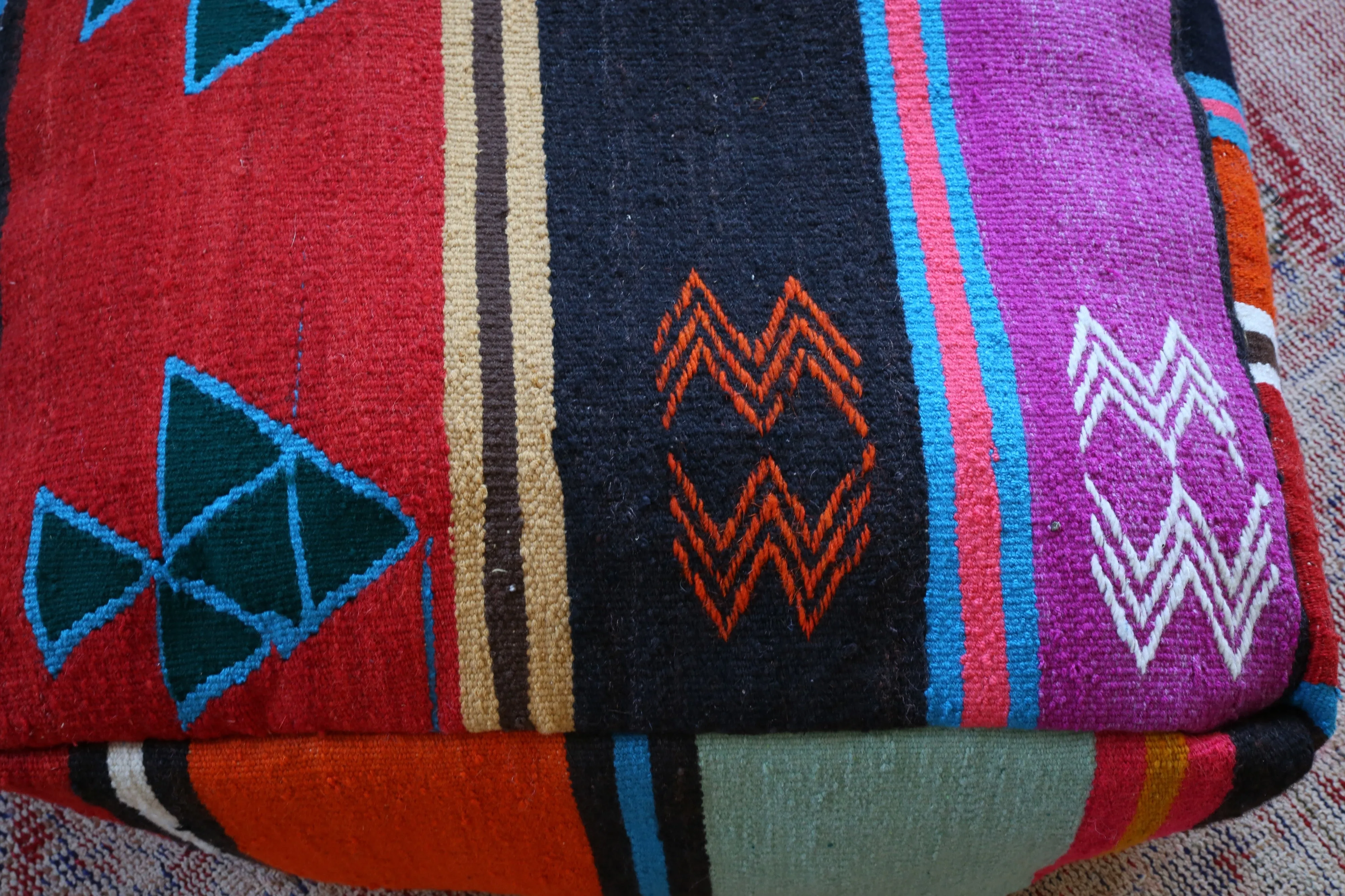 Square Kilim Floor Cushion