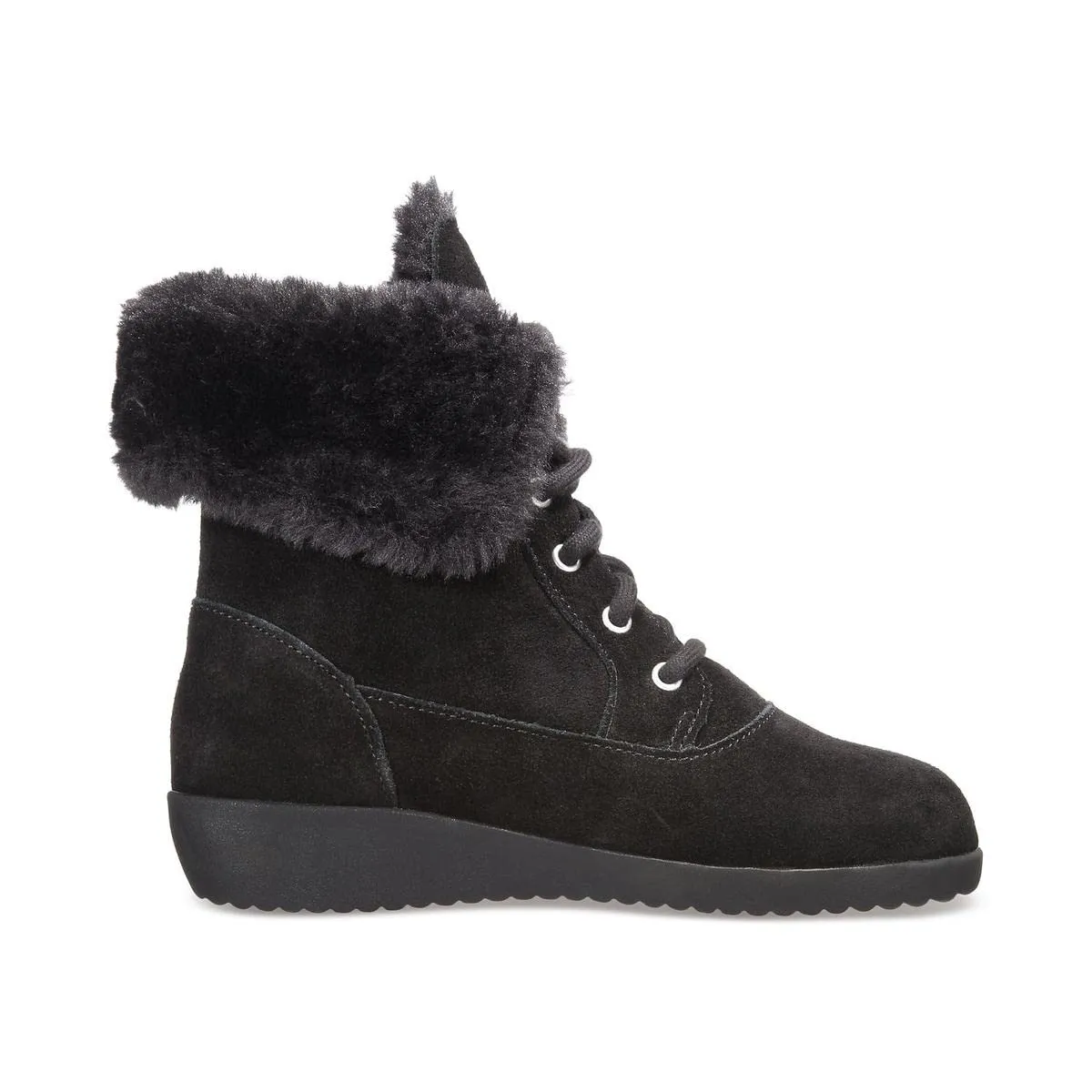 Style & Co. Womens Aubreyy Leather Winter & Snow Boots Black 9 Medium (B,M)