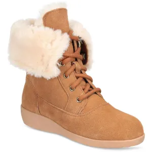 Style & Co. Womens Aubreyy Suede Ankle Winter & Snow Boots Tan 8 Medium (B,M)