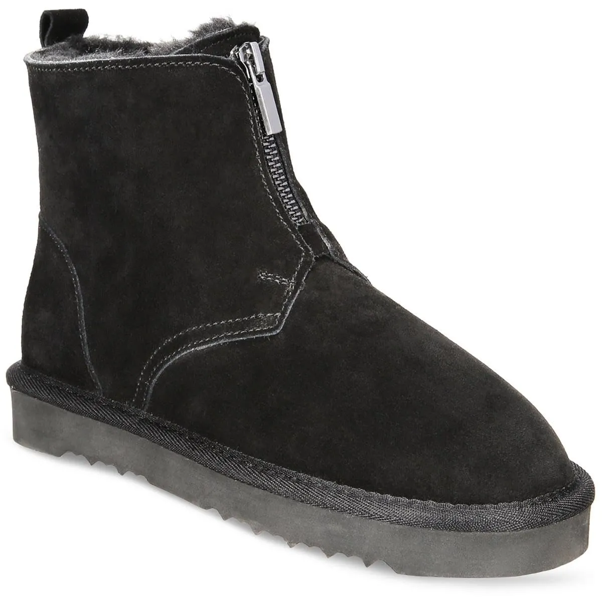 Style & Co. Womens Terrii Suede Winter & Snow Boots Black 6 Medium (B,M)
