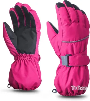 ThxToms Kids Waterproof Winter Gloves