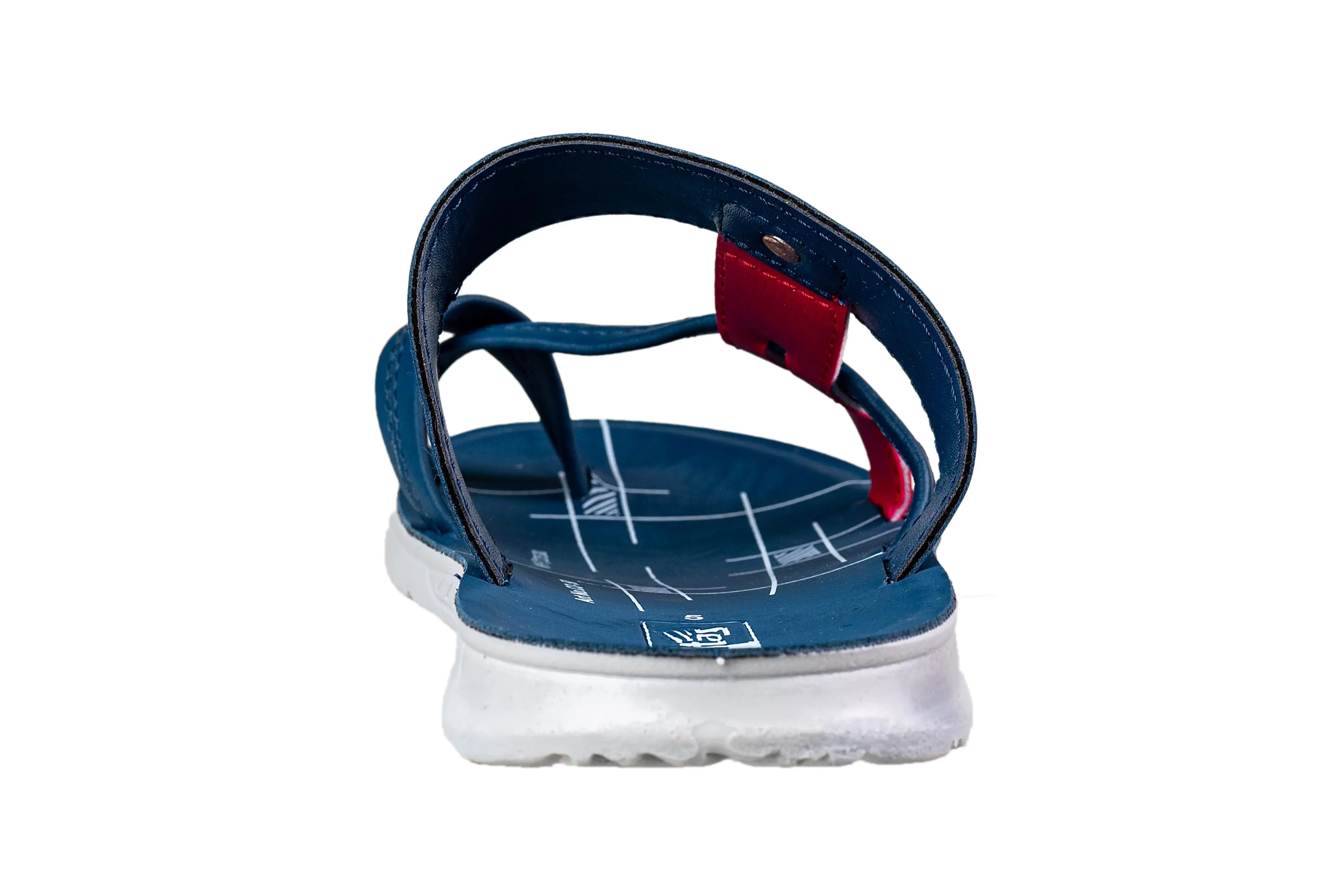 Titas Boys Blue / Red  Chappal PU