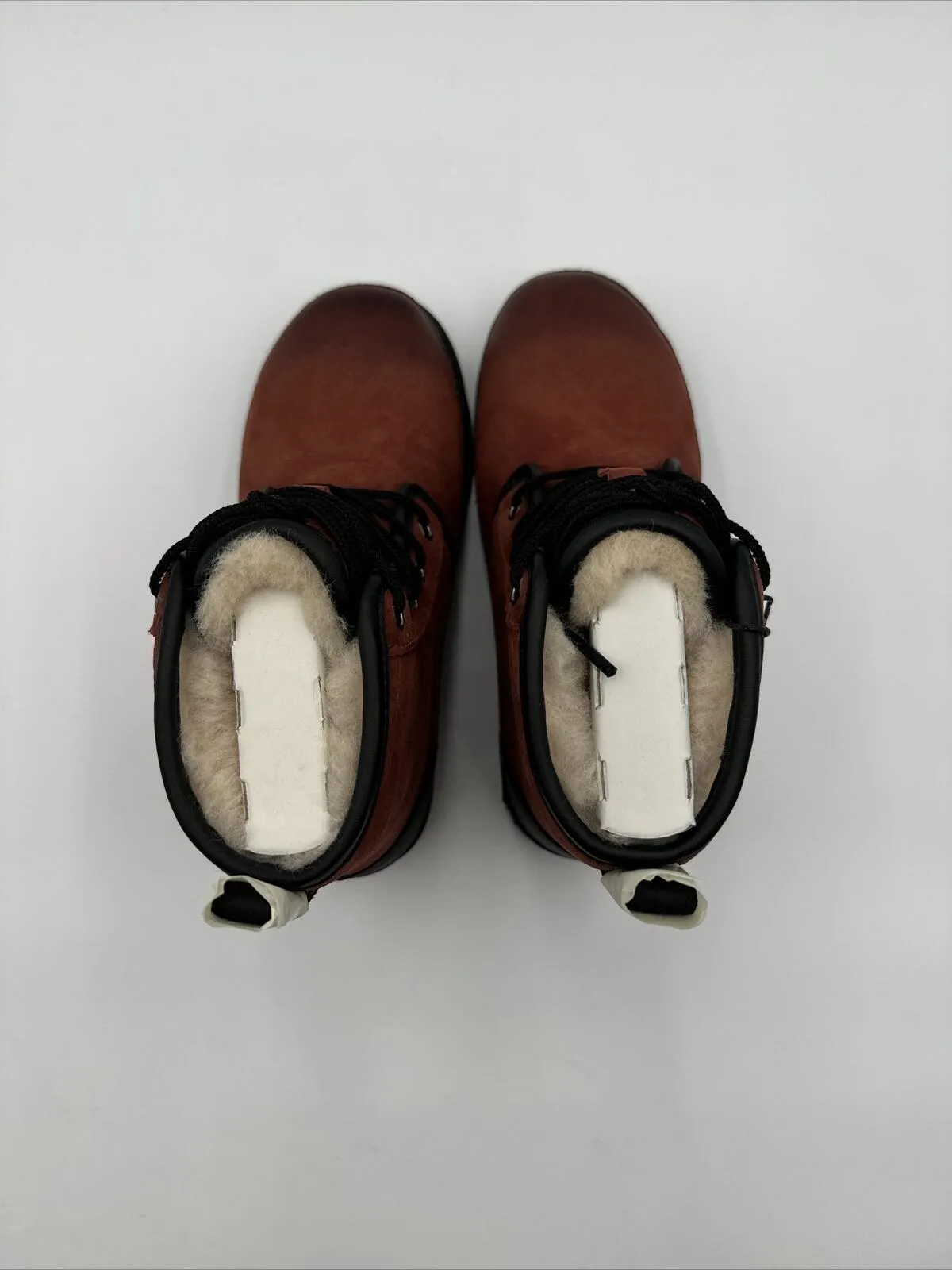 UGG HARKLEY WATERPROOF RED OXIDE LEATHER MEN'S HIKING BOOTS SIZE US 5/ UK 4