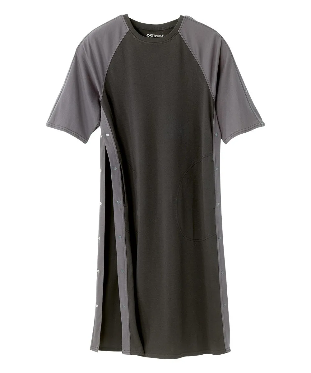 Unisex Post Surgery Recovery Nightgown