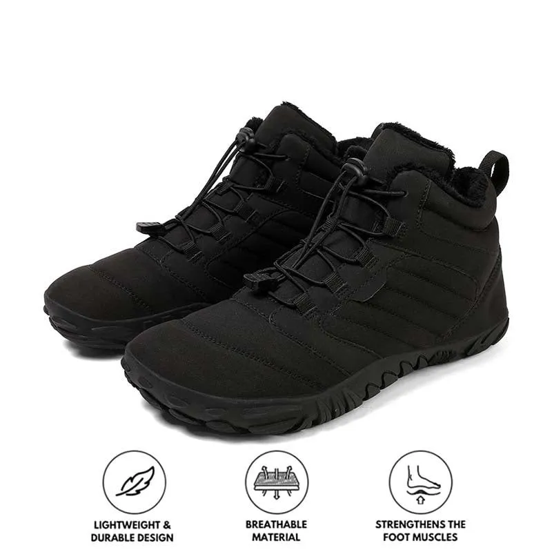 Unisex Wide Toe Box Waterproof Lightweight Warm Non-Slip Barefoot Boots