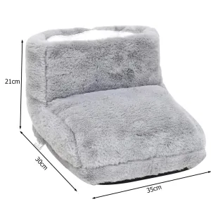USB-Powered Electric Foot Warmer with Fleece – Energy-Saving Heated Foot Pads for Couples, Ideal for Home & Bedroom Comfort
