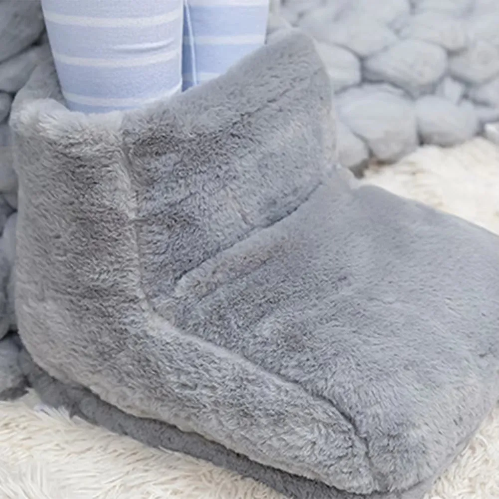 USB-Powered Electric Foot Warmer with Fleece – Energy-Saving Heated Foot Pads for Couples, Ideal for Home & Bedroom Comfort