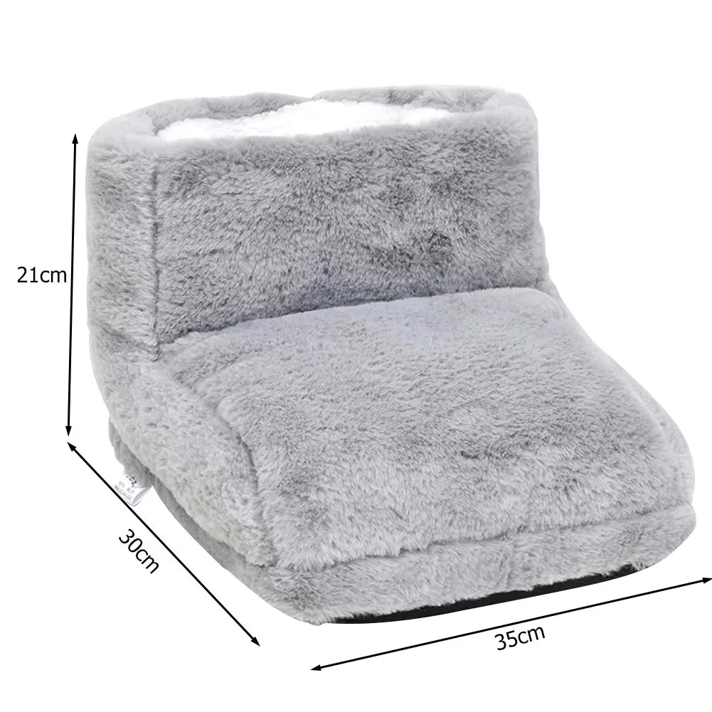 USB-Powered Electric Foot Warmer with Fleece – Energy-Saving Heated Foot Pads for Couples, Ideal for Home & Bedroom Comfort