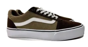 VANS Mens Ward Deluxe Retro Shoe -BROWN