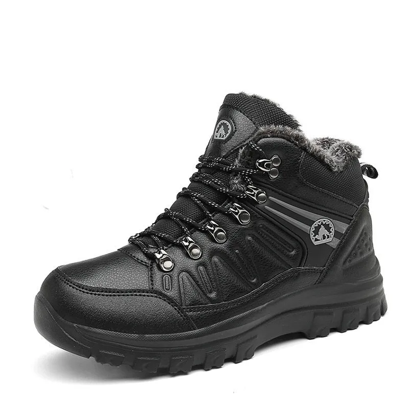 Warm and waterproof shoes for winter and snow non-slip