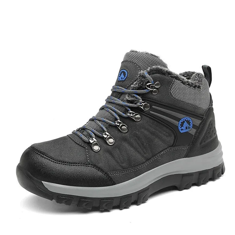 Warm and waterproof shoes for winter and snow non-slip